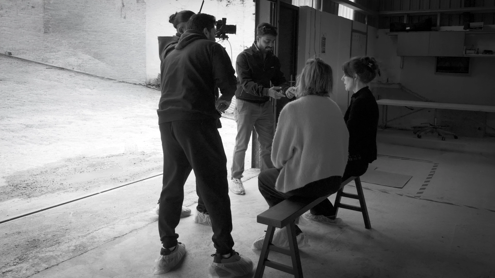 Day — cameras rolling